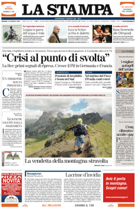 La Stampa 14 Agosto 2009