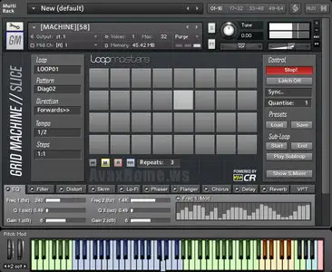 Channel Robot Grid Machine Slice Tech Vocals KONTAKT