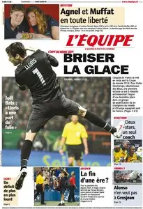 L'Equipe Edition du Vendredi 7 Septembre 2012