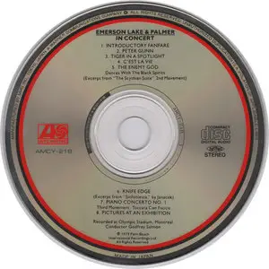 Emerson, Lake & Palmer - In Concert (1979) [Atlantic AMCY-218, Japan]