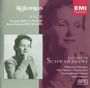 J.S.Bach - Cantatas BWV 51, 199, 202, Arias (Cantatas BWV 68 & 208) - Elisabeth Schwarzkopf