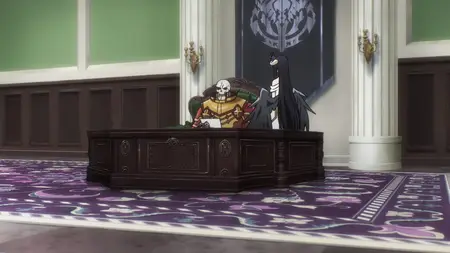 Overlord (2015 S04E01 Sorcerer Kingdom Ains Ooal Gown Ains Ooal Gown Nation of Leading Darkness sam