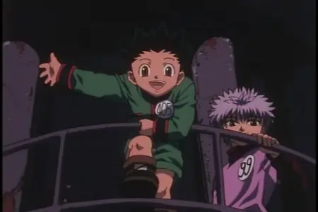 Hunter x Hunter (1999 S01E20 020 Giant Wave x Cannon x Huge Rush judo