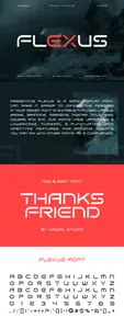 Flexus - Futuristic Logo Font PZ9L4QG