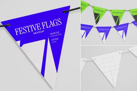 EE - Bunting Flag Mockup 6XF72MC