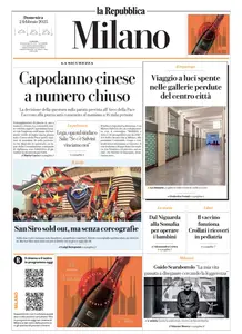 la Repubblica Milano - 2 Febbraio 2025