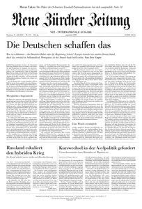 Neue Zürcher Zeitung International - 13 Juli 2024