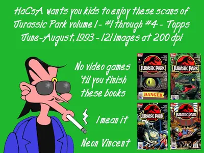 Jurassic Park 001 Topps 27 pgs