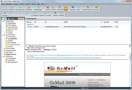 GcMail 2009 5.2.3.0 Bilingual