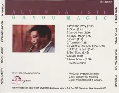 Alvin Batiste - Bayou Magic (1996)