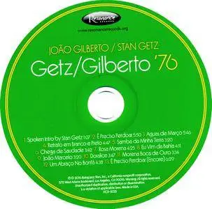 Stan Getz & Joao Gilberto - Getz/Gilberto '76 (2016) {Resonance Records HCD-2021 rec 1976}