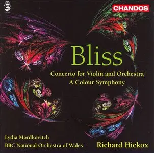 Lydia Mordkovitch & BBC National Orchestra Of Wales, Richard Hiclox - Bliss: A Colour Symphony... (2012) [Official 24/96]