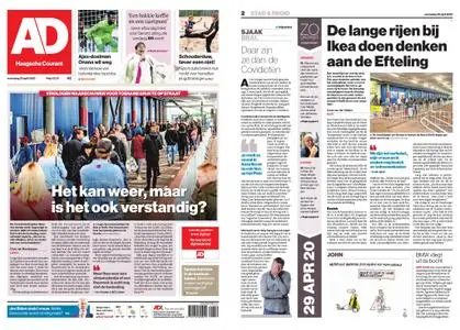 Algemeen Dagblad - Zoetermeer – 29 april 2020