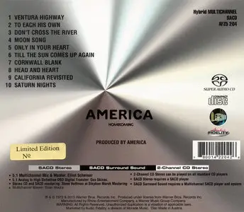 America - Homecoming (1972) [2015 Audio Fidelity SACD AFZ5 204]