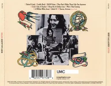 Rory Gallagher - Tattoo (1973) {2018, Remastered}