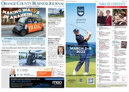 Orange County Business Journal – January 24, 2022