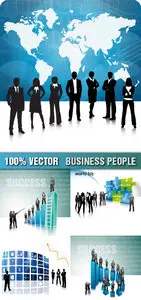 Stock Vector - Business People