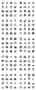 Travel and Airport Vector Icons