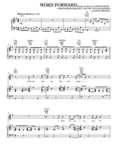 Word forward - Foo Fighters (Piano-Vocal-Guitar)