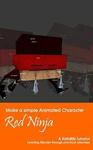 Red Ninja, make a simple animated character in Blender 3D