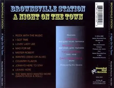 Brownsville Station - A Night on the Town (1972) Reissue 2005