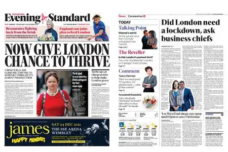 London Evening Standard – November 18, 2020
