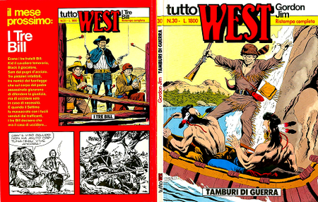 Tutto West - Volume 30 - Gordon Jim - Tamburi Di Guerra