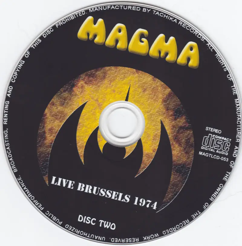 Magma - Live Brussels 1974 (1998) [Tachika MAGTLCD-053, Japan] / AvaxHome