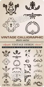 Vintage calligraphy 6