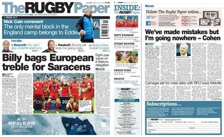 The Rugby Paper – May 12, 2019