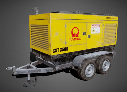 Diesel Generator 3D Model