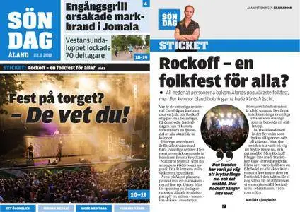 Ålandstidningen – 22 juli 2018