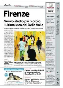 la Repubblica Firenze - 17 Febbraio 2019
