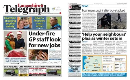 Lancashire Telegraph (Blackburn, Darwen, Hyndburn, Ribble Valley) – November 25, 2021