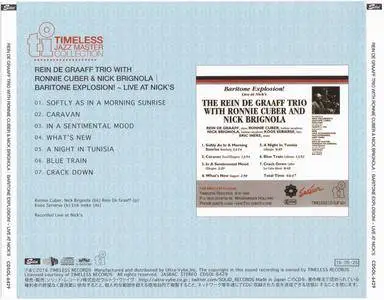 The Rein De Graaff Trio With Ronnie Cuber And Nick Brignola - Baritone Explosion! (1995) {2016 Japan Timeless Records Series}