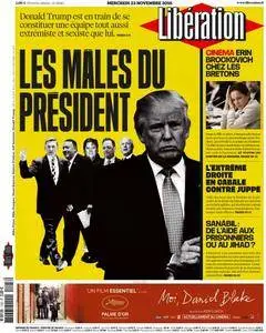 Libération du Mercredi 23 Novembre 2016