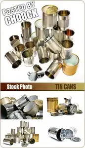 Tin cans - Stock Photo