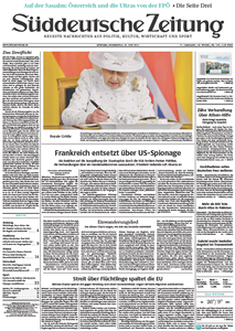 Süddeutsche Zeitung vom Donnerstag, 25. Juni 2015