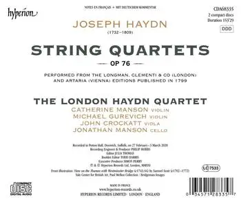 The London Haydn Quartet - Joseph Haydn: String Quartets, Op.76 (2021)