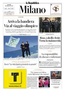 la Repubblica Milano - 21 Febbraio 2022