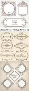 Vectors - Ornate Vintage Frames 14