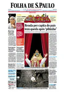 Jornal Folha de São Paulo - 26 de dezembro de 2012 - Quarta