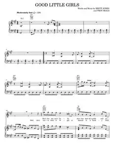 Good Little Girls - Blue County (Piano-Vocal-Guitar)