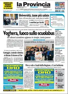 LA PROVINCIA PAVESE 29 GENNAIO 2010