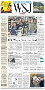 The Wall Street Journal - January 13, 2018