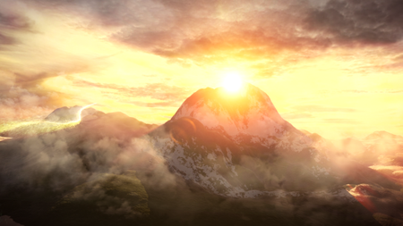 Sky and Mountains Logo - Project for After Effects (VideoHive)