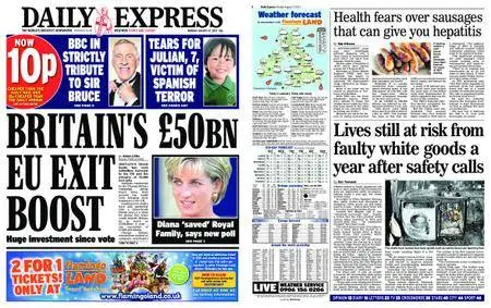 Daily Express – August 21, 2017