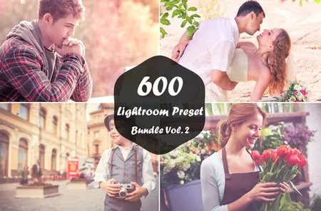 CreativeMarket - 600 Lightroom Presets Bundle Vol. 2