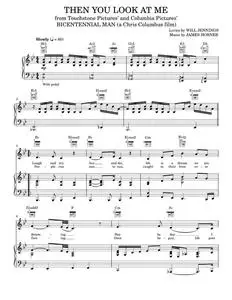 Then You Look At Me - Celine Dion (Piano-Vocal-Guitar)