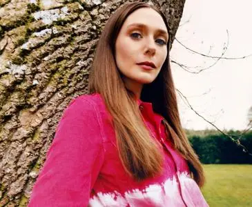 Elizabeth Olsen by Maya Skelton for Glamour UK April 2021